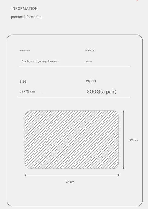 Pair of Yellow pattern Tied Cotton Gauze Pillow Cover - Secure Fit, Premium Comfort (Insert Not Included)