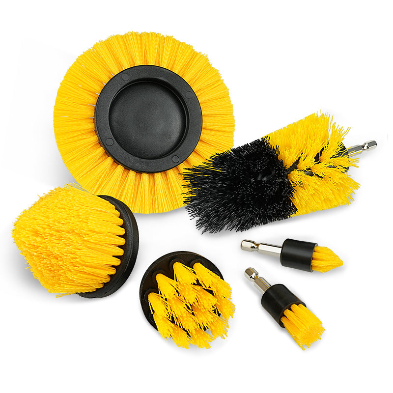 Electric Drill Brush Set - Multi-Purpose Cleaning Power for Sinks, Tiles &amp; Car Wheels(Drill not included)