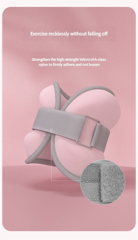 Grey Adjustable Weighted Leg & Wrist Sandbag Set - 1kg Each for Fitness, Running, and Dance Training