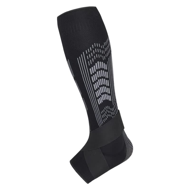 Size M 1 Pair Black  Compression Calf Sleeves for Sports – Adjustable Support for Running, Soccer, Hiking & More