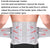 Size S Grey Breathable Waist Support Belt - Adjustable Back Brace for Men and Women, Ideal for Weightlifting, Squats & Back Pain Relief