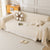 180*180CM Off White Premium Polyester Sofa Throw Blanket, 180x180 cm, Multi-Seasonal Use, Sofa Protector