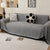 180*260CM Dark Grey Premium Polyester Sofa Throw Blanket, Multi-Seasonal Use, Sofa Protector