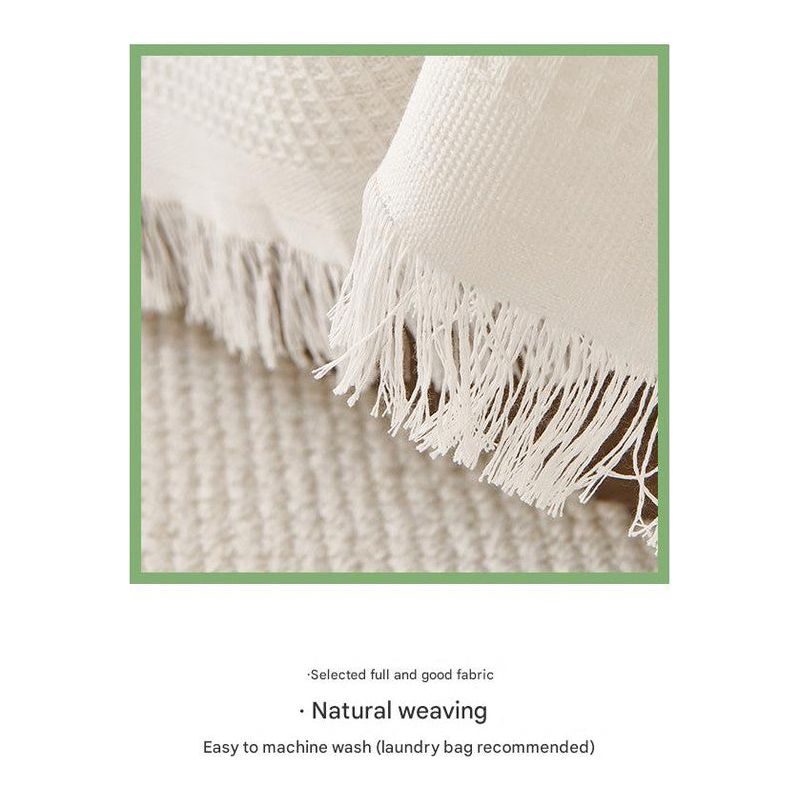 180*260CM Green Premium Polyester Sofa Throw Blanket, Multi-Seasonal Use, Sofa Protector