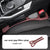 Red Car Seat Gap Filler - 2 Pieces Car Interior Storage Organizer for Front Seat Seam