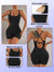 Size S Black Nylon Seamless Yoga Bodysuit - Women's Athletic Romper, Crisscross Back, Workout Jumpsuit