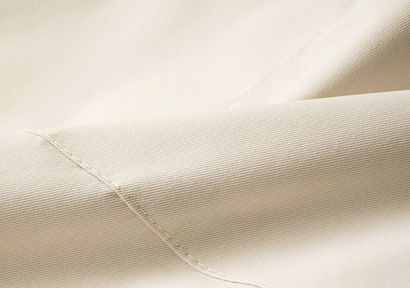 Beige Waterproof & Oil-Proof Apron - Adjustable Kitchen Apron with Pockets