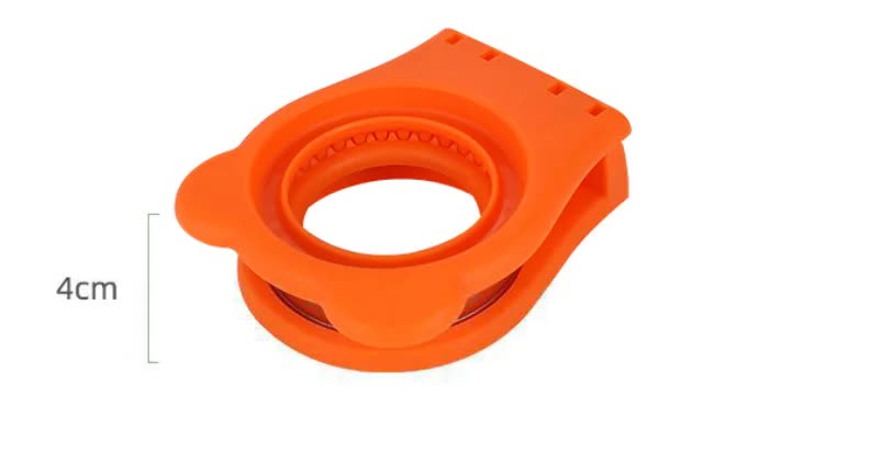 3 Pcs Orange Round Sandwich Sealer & Cutter - Safe Hand Guard Design, DIY Pocket Bread Mold