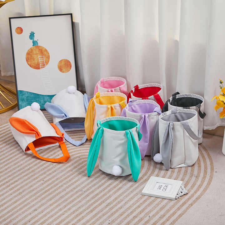 Green Adorable Easter Bunny Ear Tote Bag - Stylish Rabbit-Themed Candy Bag