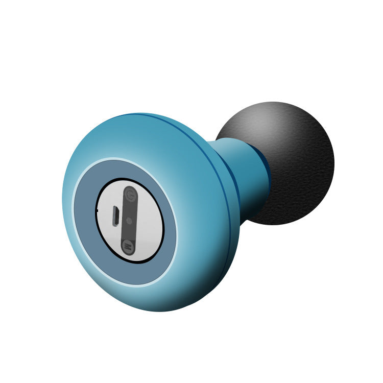 2 Pcs Blue Mini Massage Gun - 6-Speed Muscle Relaxer, USB Rechargeable, Portable Fascia Massager for Home Use