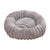 White Plush Pet Bed - 40cm Round Dog & Cat Mat, Cozy PP Cotton Filled, Comfortable Pet Supplies