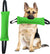 Green Durable 2-Pack Tug-of-War Dog Training Toy - Tear-Resistant, Safe & Interactive for All Breeds