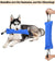 Orange Durable 2-Pack Tug-of-War Dog Training Toy - Tear-Resistant, Safe & Interactive for All Breeds