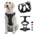 Size M Purple Reflective No-Pull Dog Harness - Adjustable & Durable for Large Breeds, Anti-Escape Design