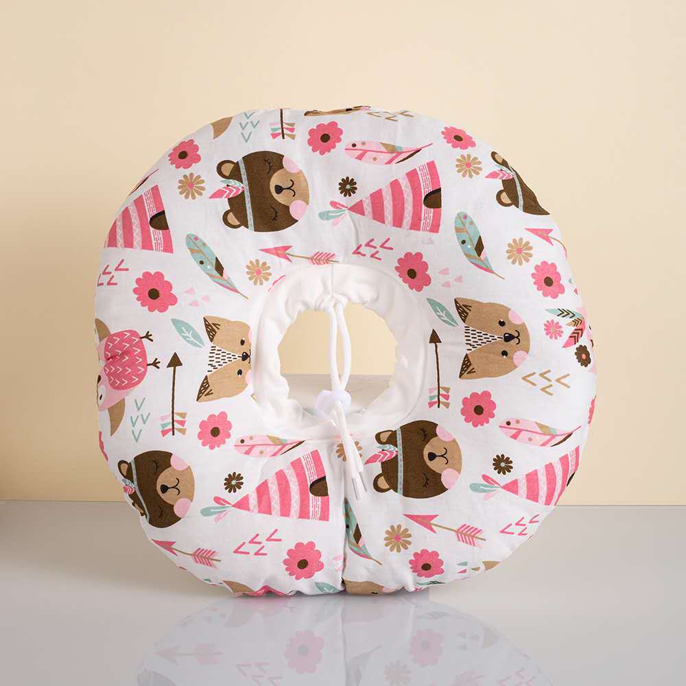 2 pcs Cupid&#39;s arrow pattern Pet Recovery Collar - Comfortable Anti-Lick Cone for Cats &amp; Dogs Size M