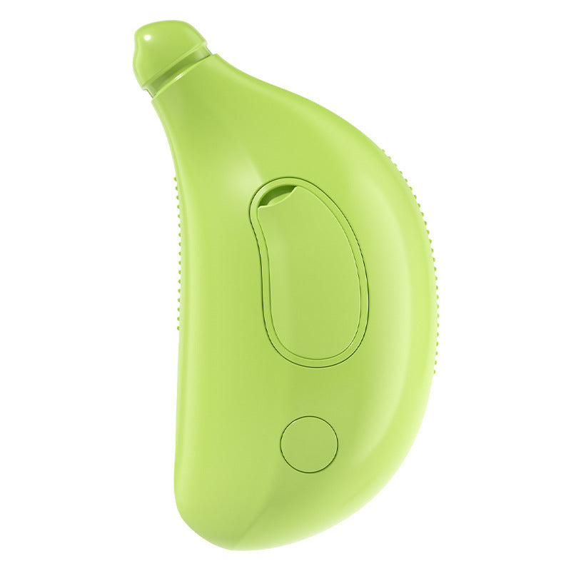 2 PCS Green Banana Electric Pet Brush | One-Click Spray, Massage, &amp; Hair Removal