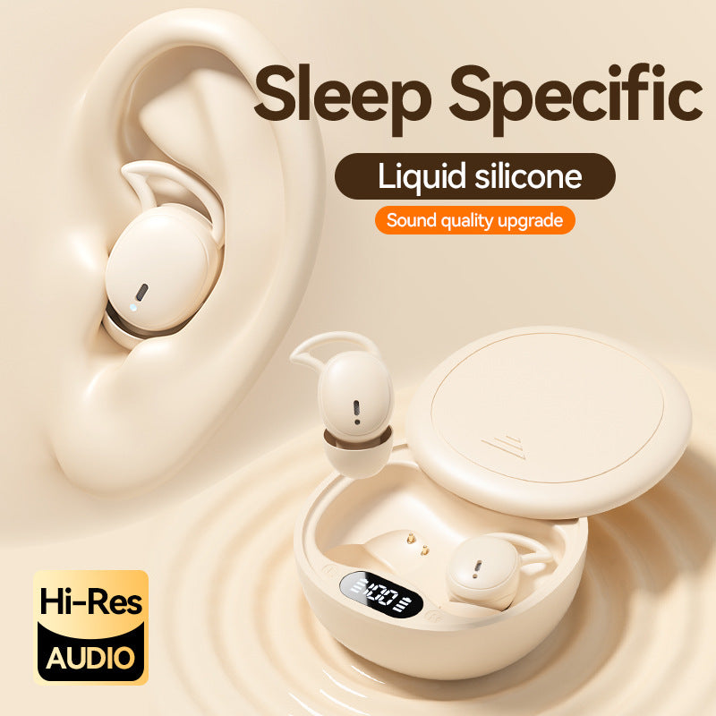 White Sleep Earphones - Ultra-Comfortable Mini In-Ear Headphones