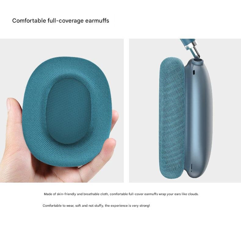 Silver Bluetooth Over-Ear Headphones - Mesh Headband, Wireless, Rotatable Earcups