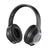 Black Bluetooth 5.2 Headphones - Foldable, Adjustable Headband, TF Card
