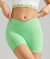 Apple Green Yoga Shorts - Seamless, High Waist, Tummy Control Size S