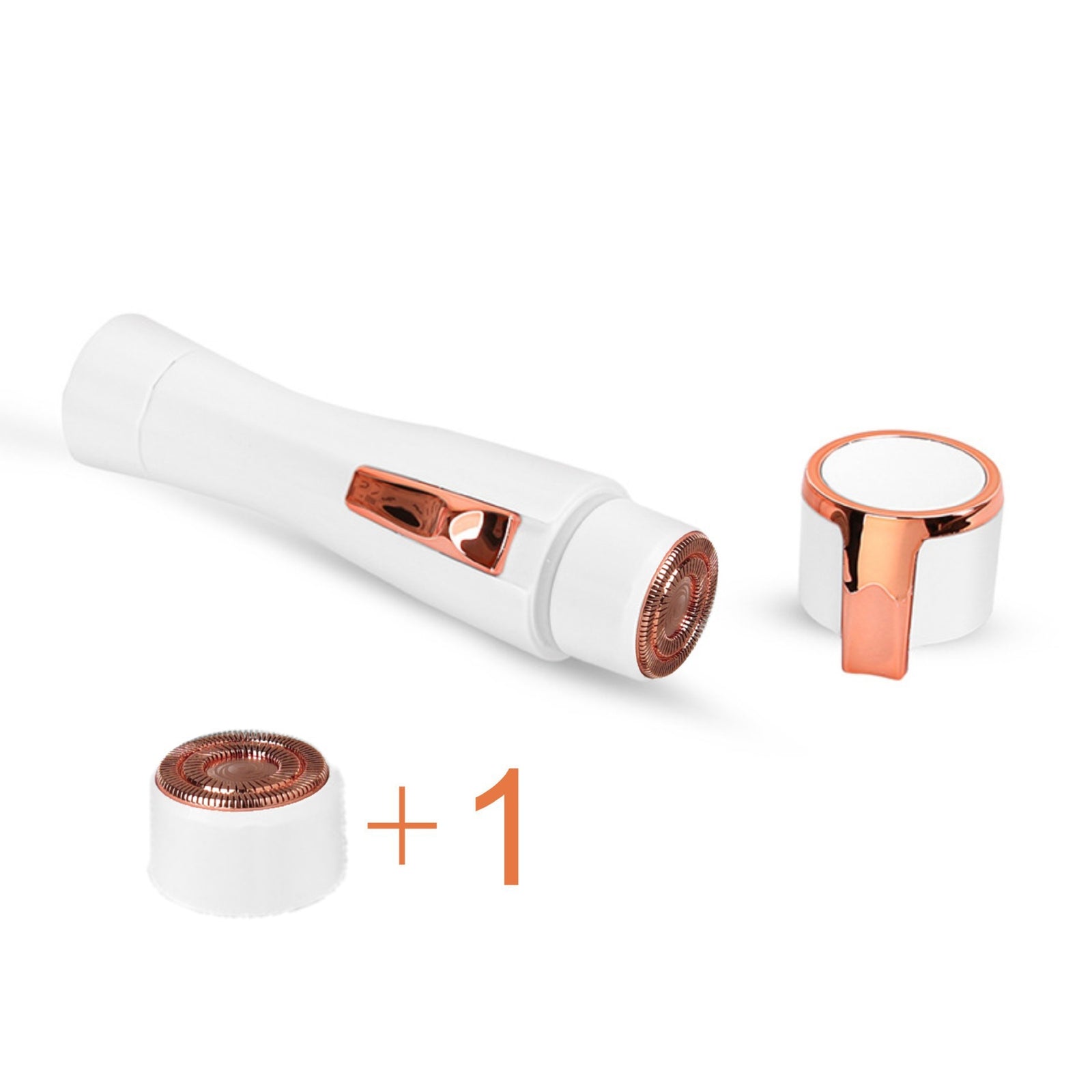 Rose Gold Electric Shaver for Women - Painless Hair Remover with USB Charging