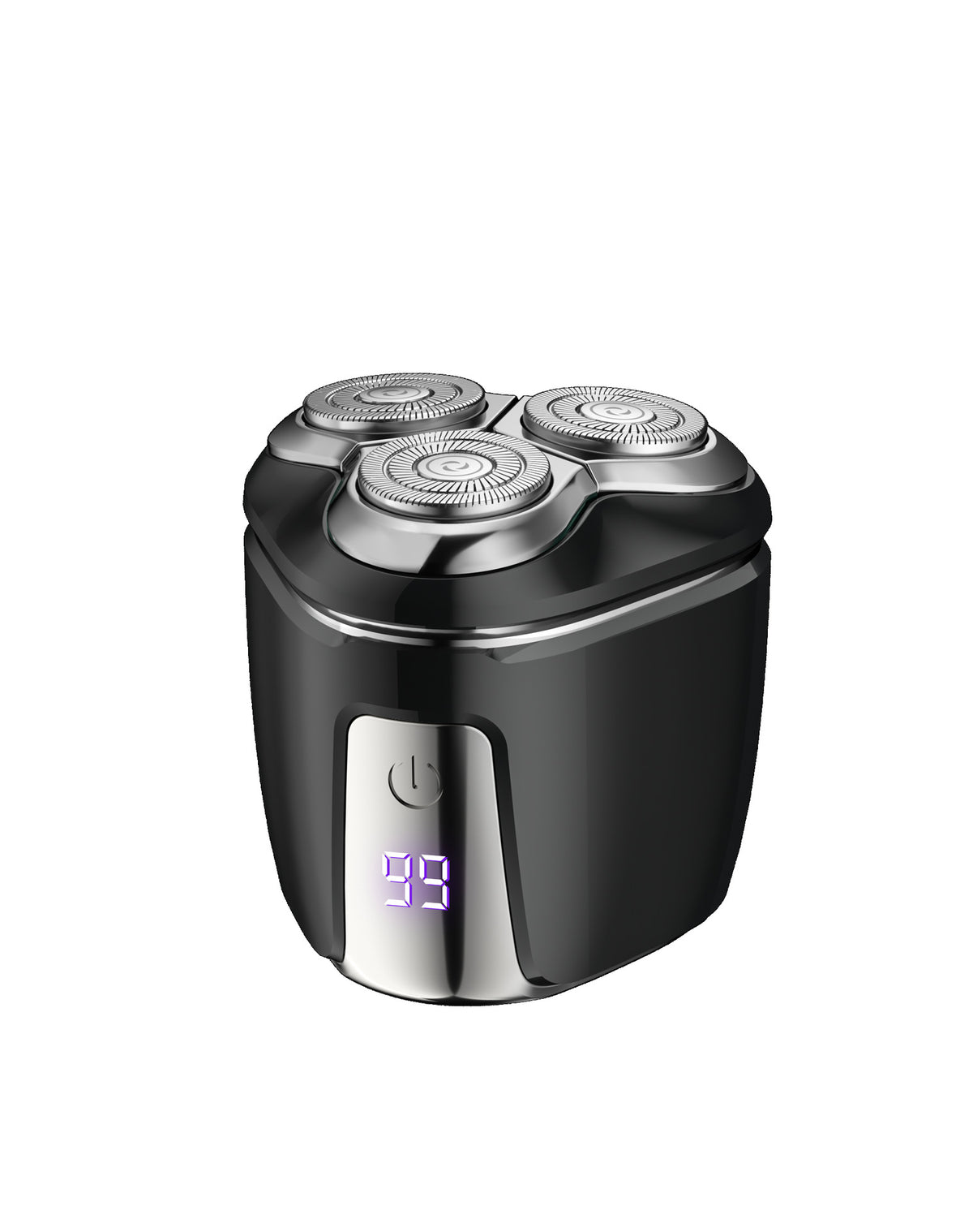 Black Mini Electric Shaver for Men - Portable &amp; Rechargeable Razor for Travel