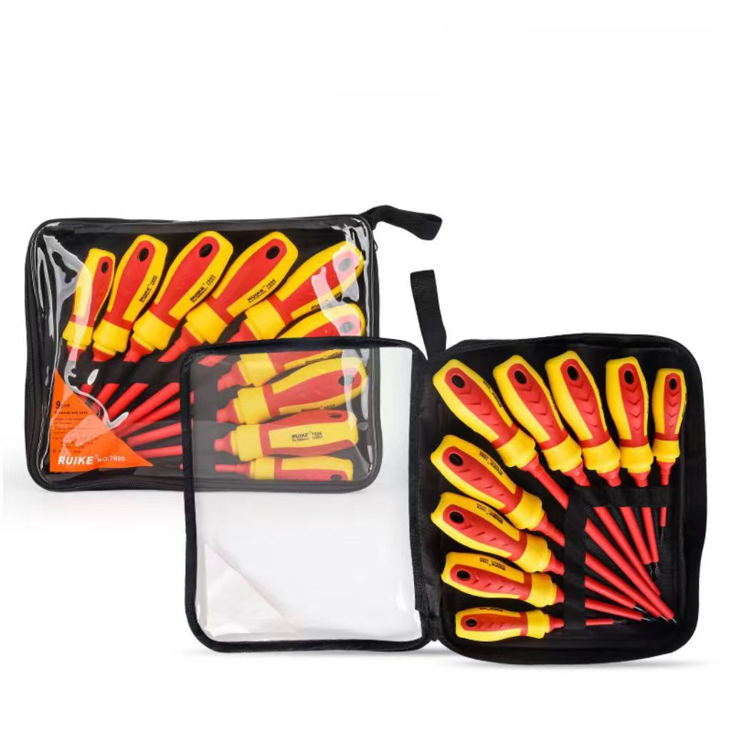 9-Piece Insulated Screwdriver Set - Home Repair & Electrical Work