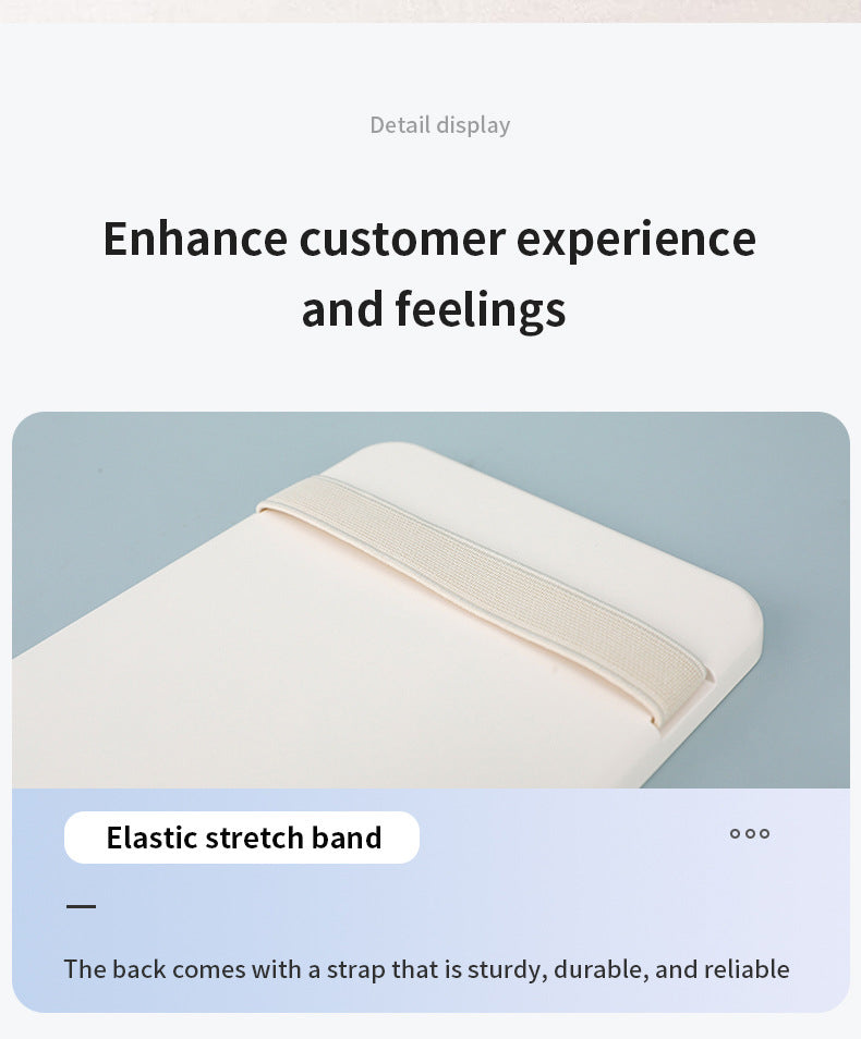 Black double button Car Sun Visor Makeup Mirror with LED Light - Tri-Color, Touch Control