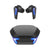 Black Wireless Gaming Earbuds - Bluetooth 5.2, Low Delay, 3D Stereo