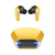 Yellow Wireless Gaming Earbuds - Bluetooth 5.2, Low Delay, 3D Stereo