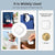(Square Black) Mini GPS Tracker - Apple Find My Enabled, Key Finder, Wallet Locator, Anti-Theft Tag
