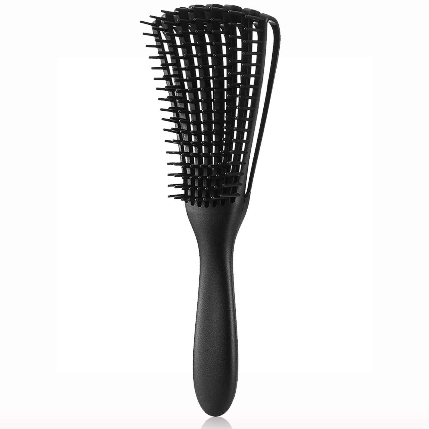3 - pcs Black Detangling Brush - Octopus Design for Effortless Hair Care