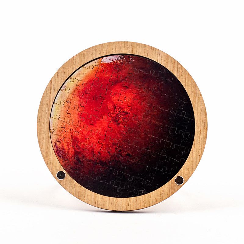 Mars Wooden Puzzle - 59 Piece Solar System Jigsaw Puzzle