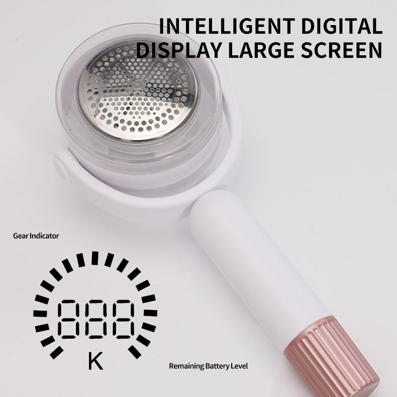 2-in-1 Fabric Shaver & Sticky Roller - USB Rechargeable Lint Remover