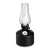 Black Retro Kerosene Lamp Humidifier - Rechargeable Cool Mist Maker with Dimmable Light