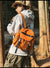 Brown Lightweight Nylon Backpack - Water Resistant Travel Daypack for Women & Men