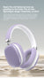 Black Wireless Bluetooth Headphones - Over-Ear, Deep Bass, Foldable, Long Battery Life