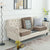 2 Pcs Brown Elegant Polyester Sofa Cover - Full Protection Against Cat Scratches & Wear