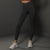 Size M Black Seamless High-Waisted Yoga Pants for Women - Lift Workout Leggings for Running, Gym, and Fitness