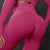 Size S Rose Red Seamless High-Waisted Yoga Pants for Women - Lift Workout Leggings for Running, Gym, and Fitness