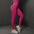 Size S Rose Red Seamless High-Waisted Yoga Pants for Women - Lift Workout Leggings for Running, Gym, and Fitness
