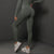 Size M Dark Grey Seamless High-Waisted Yoga Pants for Women - Lift Workout Leggings for Running, Gym, and Fitness