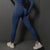 Size S Navy Blue Seamless High-Waisted Yoga Pants for Women - Lift Workout Leggings for Running, Gym, and Fitness