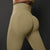 Size M Khaki Seamless High-Waisted Yoga Pants for Women - Lift Workout Leggings for Running, Gym, and Fitness