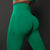 Size M Bright Green Seamless High-Waisted Yoga Pants for Women - Lift Workout Leggings for Running, Gym, and Fitness