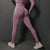 Size M Light Purple Seamless High-Waisted Yoga Pants for Women - Lift Workout Leggings for Running, Gym, and Fitness