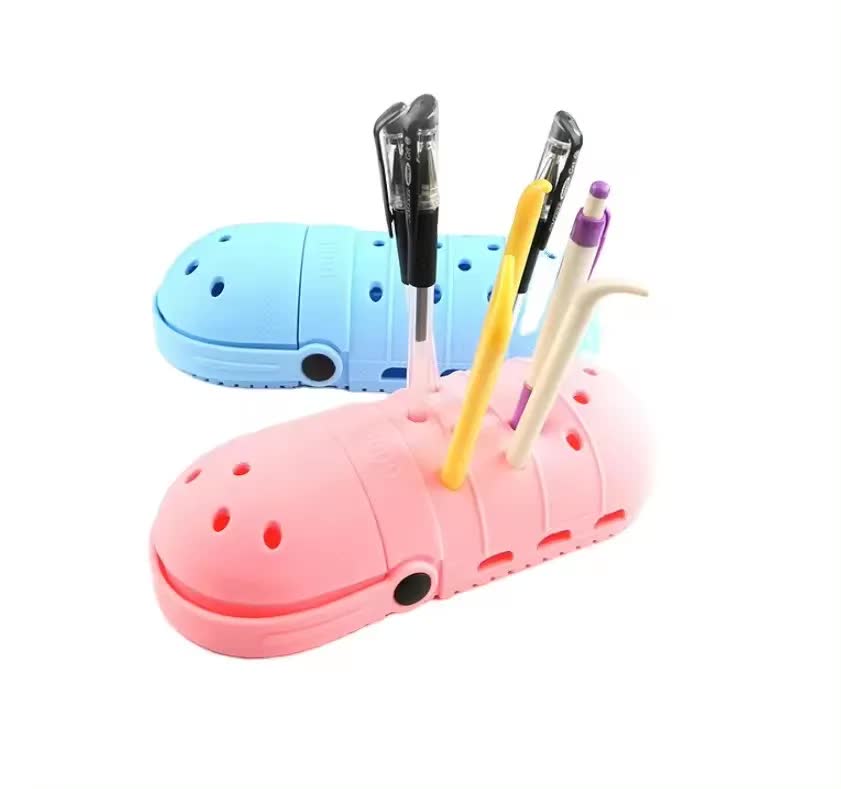 2 Pcs Blue Portable Makeup Brush Holder - Silicone Cosmetic Organizer with 21 Slots, Washable, 20x8x5cm, 170g(makeup brush not included)