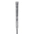 2 Pcs Grey MCC PLUS4 Midsize Golf Grip - Rubber and Cotton Thread Hybrid, 265 mm, 72g, Core 60