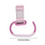 Black Stroller Hooks 4-Pack - Leather and Alloy Pram Hooks with Velcro for Mom Bags and Accessories