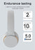 White Wireless Bluetooth Headphones with Noise Reduction - Heavy Bass, Long Battery Life, TF Card Support